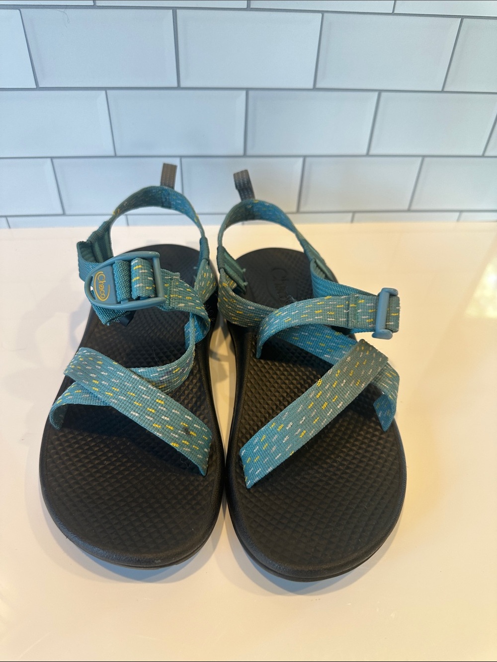 Brand new Chaco Kids' Teal Sport Sandals - Adjustable Straps